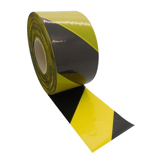 70mm X 500M Black/Yellow Barrier Tape