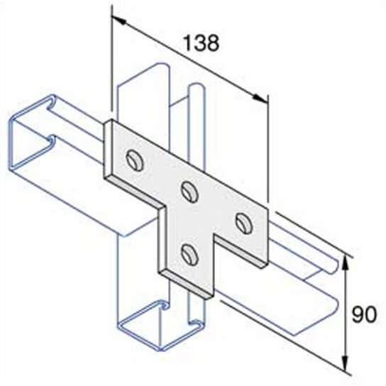 MF1031 Flat T Bracket