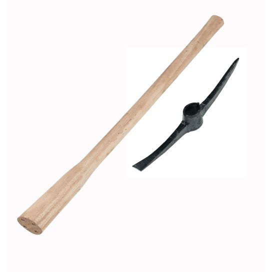 Chisel & Point Wooden Shaft Pickaxe
