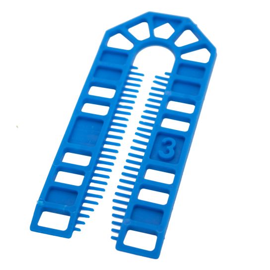 3mm 101 X 43mm Plastic Packer - Blue