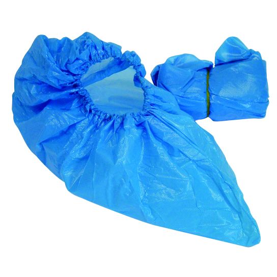 16" Blue Disposable Overshoes