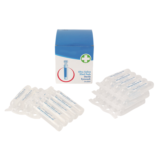 25 X 20ml Eyewash Solution Pods