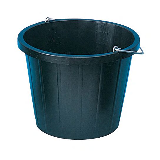3 Gallon Black Builders Buckets