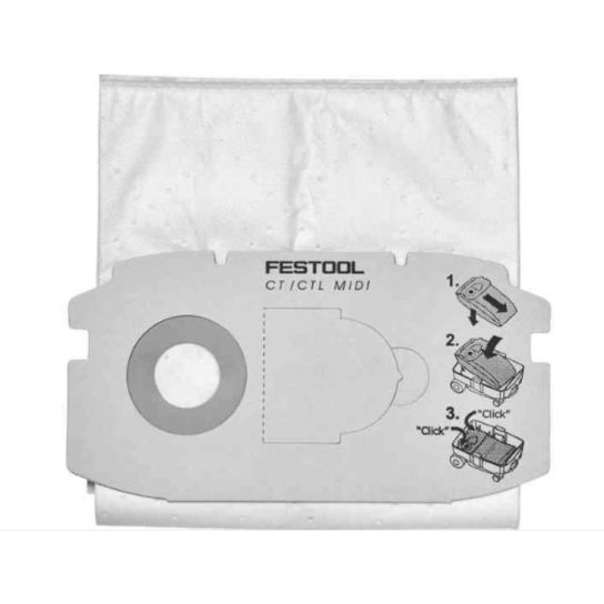 Festool Filter Bags For CT Midi Pk5