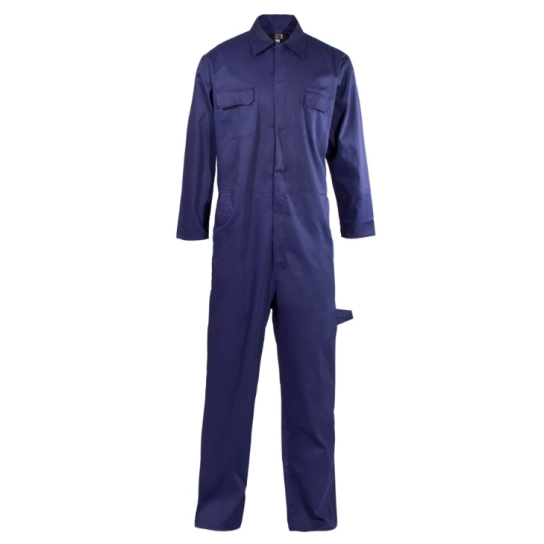 XXL Navy Blue Polycotto Boilersuit 132cm