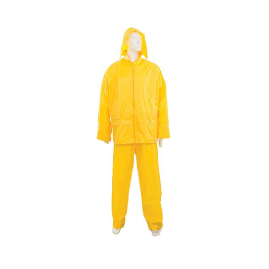 XL Two Piece Yellow Hooded Wetsuit