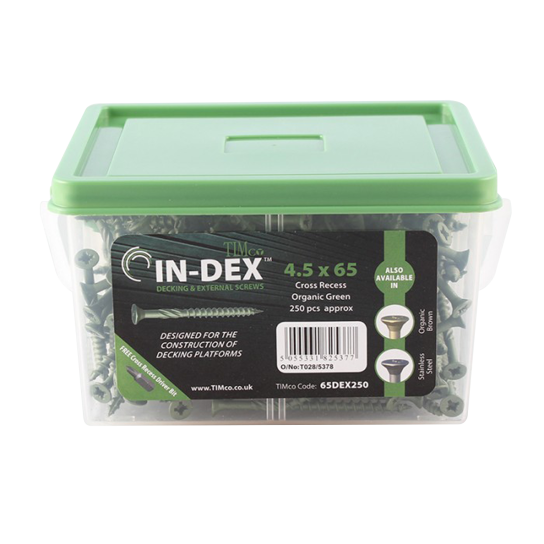 4.5 X 50 CSK Green PZ2 Decking Screw