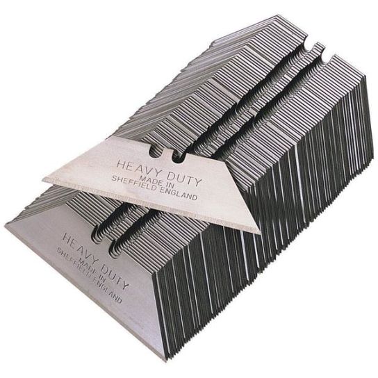 Heavy Duty Straight Knife Blades Pk100