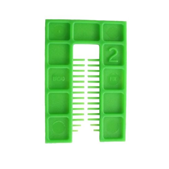 2mm 75 X 50mm Plastic Packer - Green