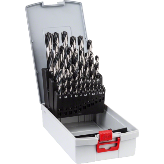 25-Piece 1-13mm HSS-G Drill Bit Set