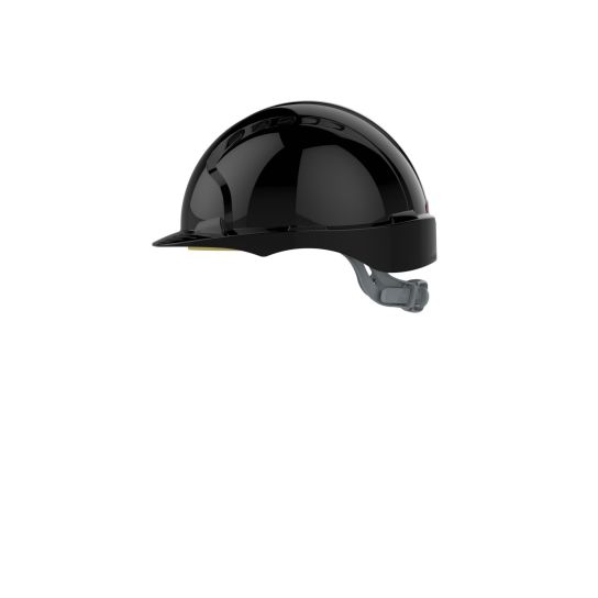 Black EVO2 Safety Helmet - Slip Ratchet - Vented