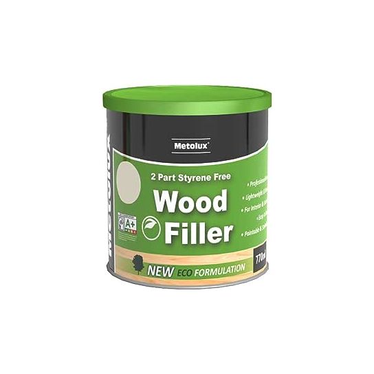 770ml Metolux  White Two Part Wood Filler