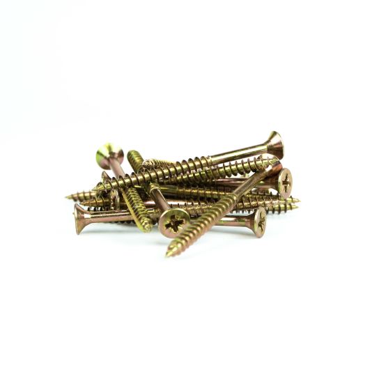6.0 x 50mm | 12 x 2" Probuild Gold Woodscrew