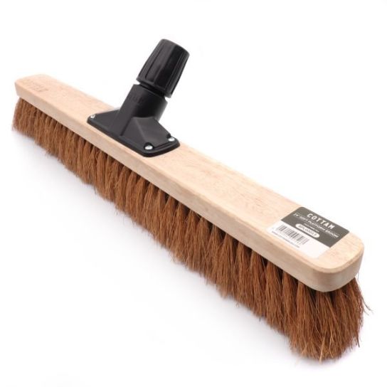 600mm Coco Platform Broom C/W Handle