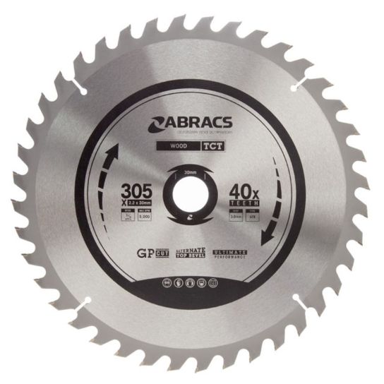 305X30X40 Teeth Wood Cutting Circular Saw Blade