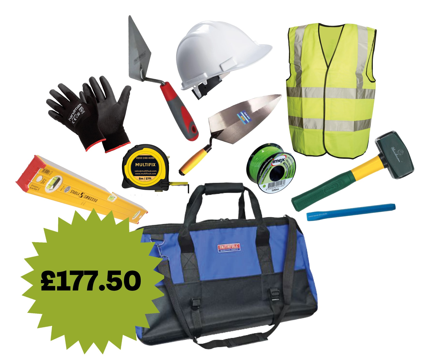 Multifix brickwork apprentice kit