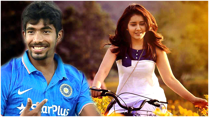 rashi khanna, jaspreet bumrah