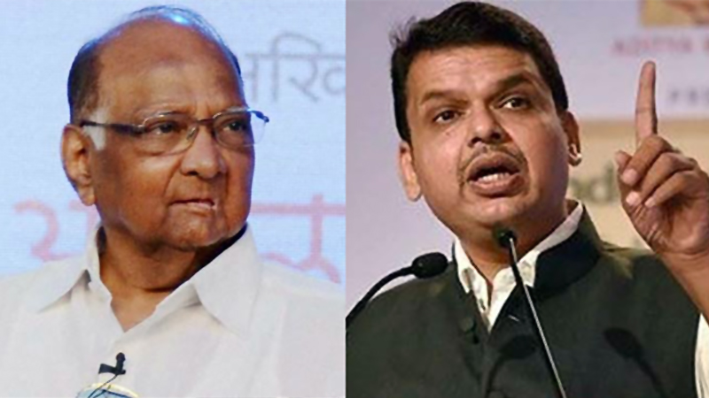 sharad pawar, Devendra fadnavis, BJP, NCP