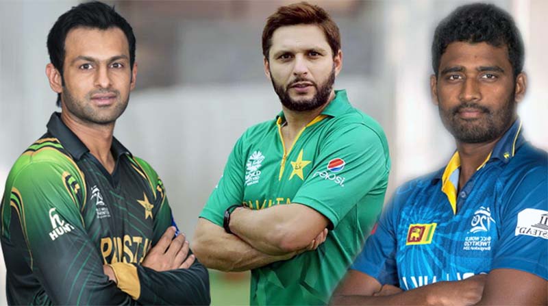 Shahid Afridi, Shoaib Malik, Thisara Perera