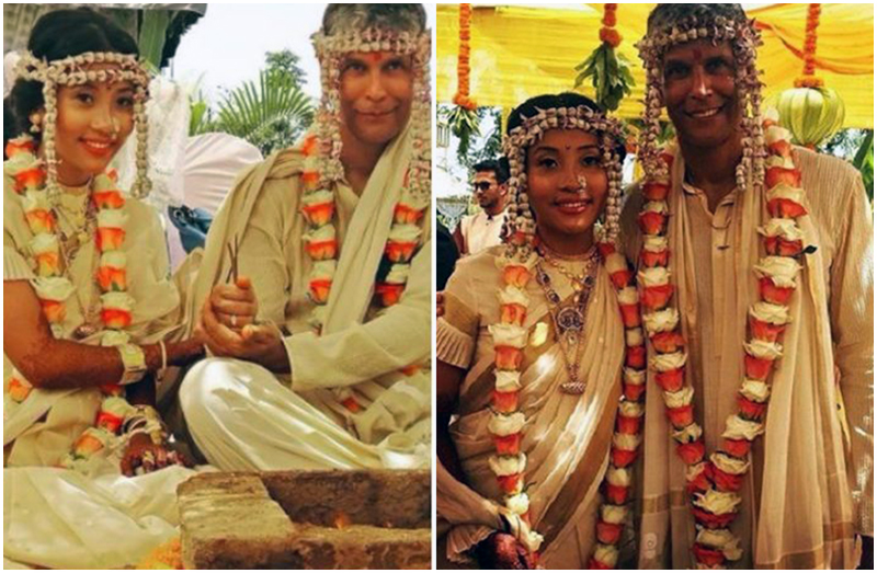 Milind Soman, Ankita Konwar