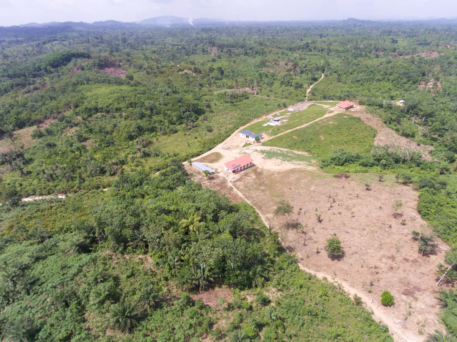 Aerial view of the Cocoa360 campus