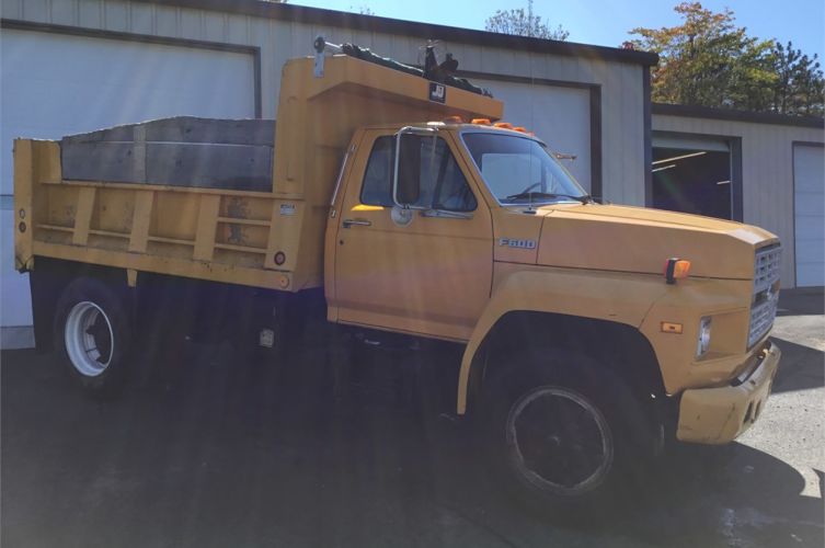 1992 Ford F600 Dump Truck Online Government Auctions Of Government Surplus Municibid