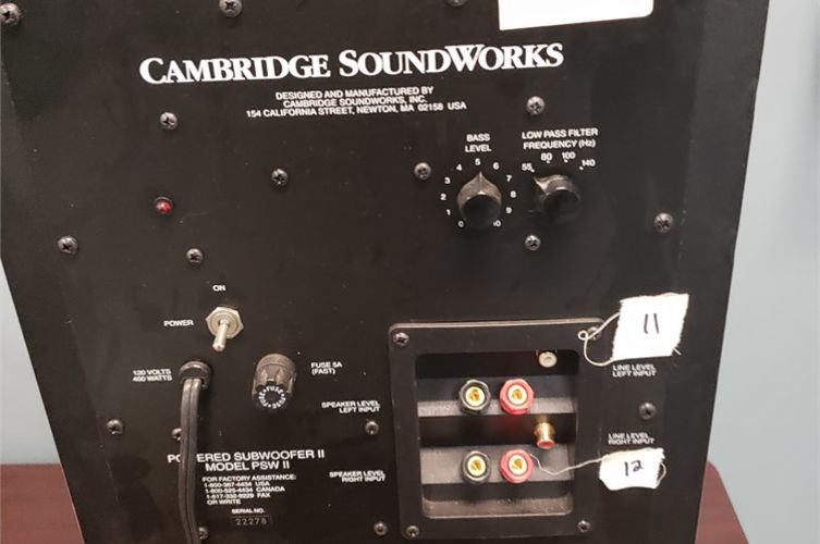 cambridge soundworks subwoofer