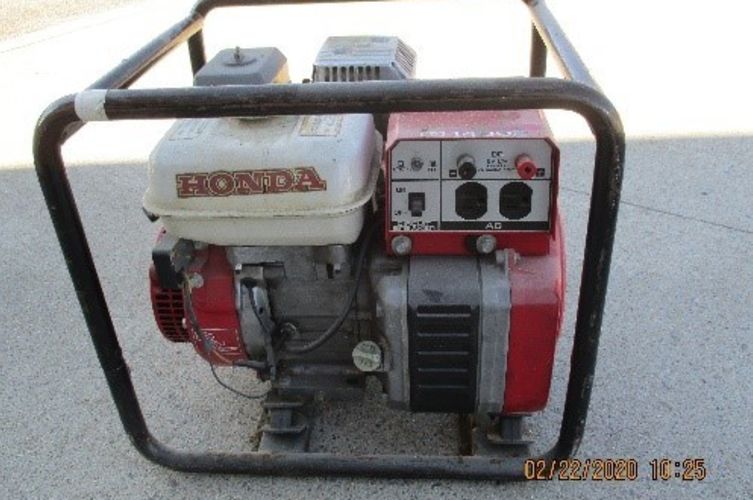 Honda Generator EG1400x Online Government Auctions of Government