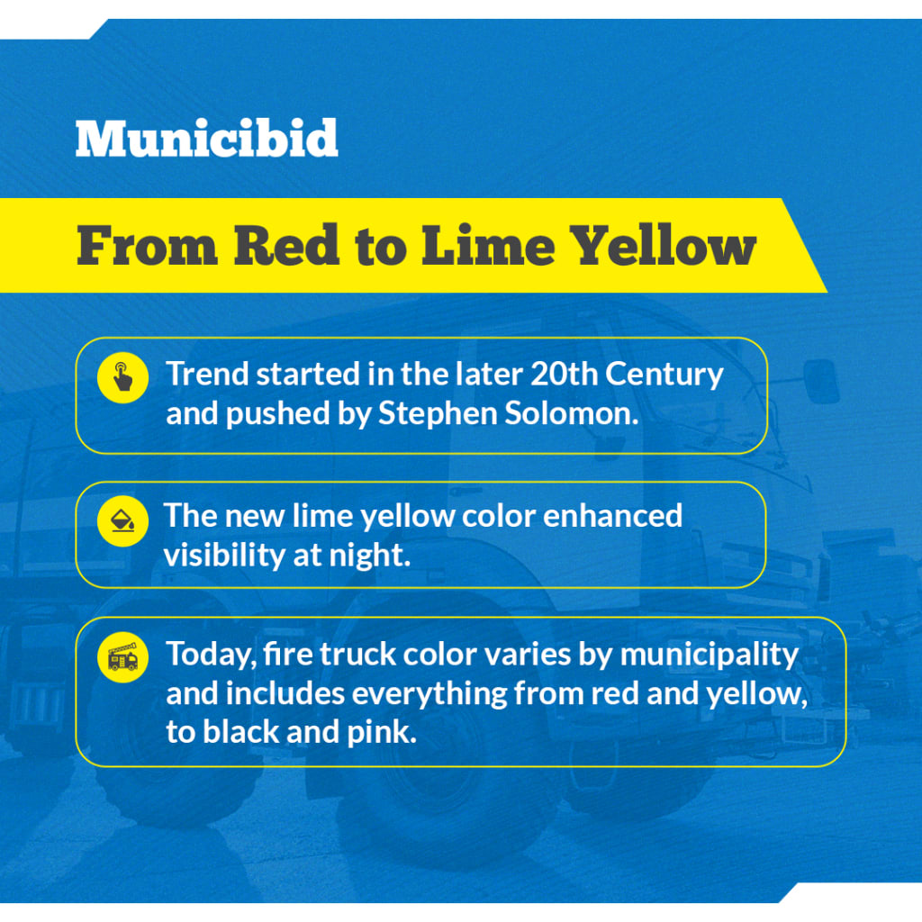 Fire Truck Color Changes infographic