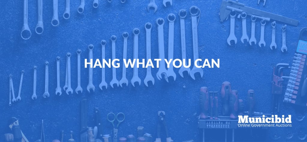 Organize Shop or Garage - peg board
