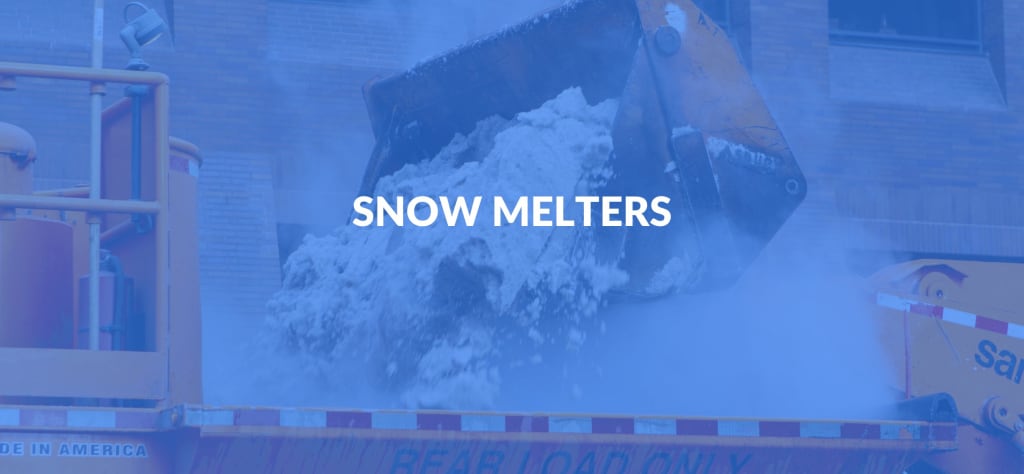 snow melters in winter