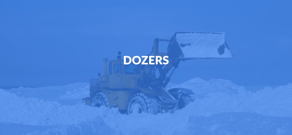 dozers in winter