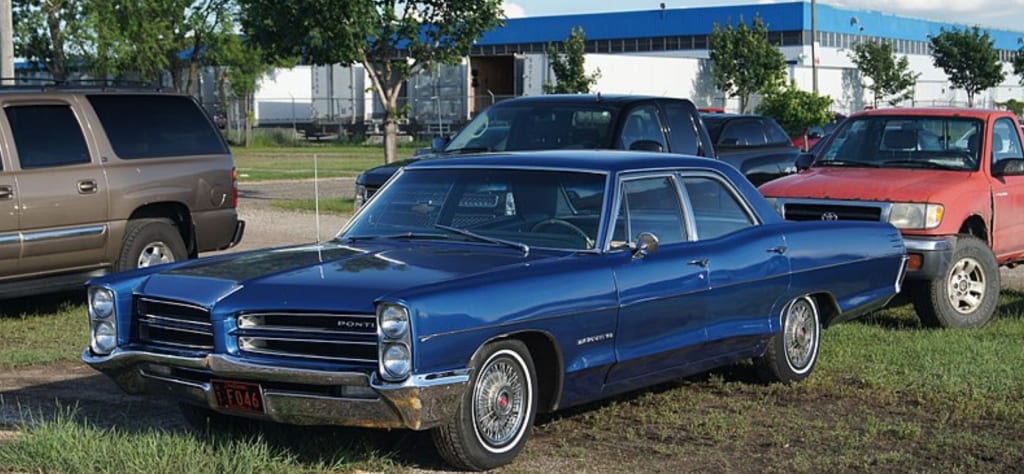 1966 Blue Pontiac Executive