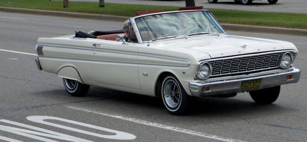 1960 White Ford Falcon