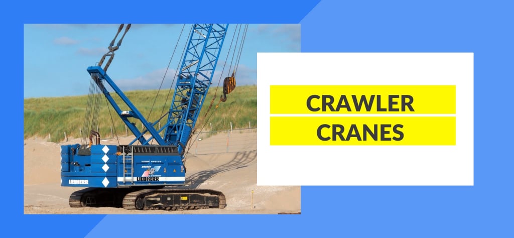 Blue Crawler Crane