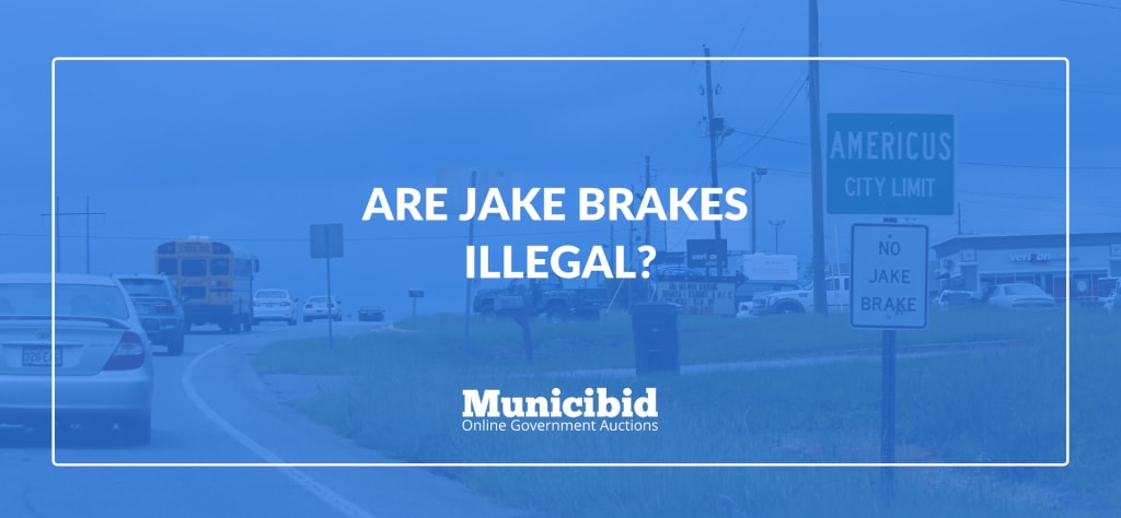 Jake Brakes - information sign