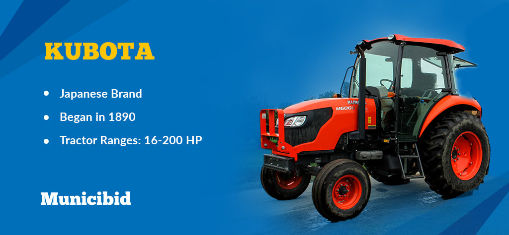 most reliable tractor brands - Kubota infographic