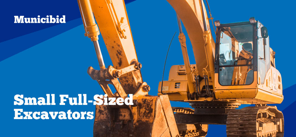 small full-sized excavators image