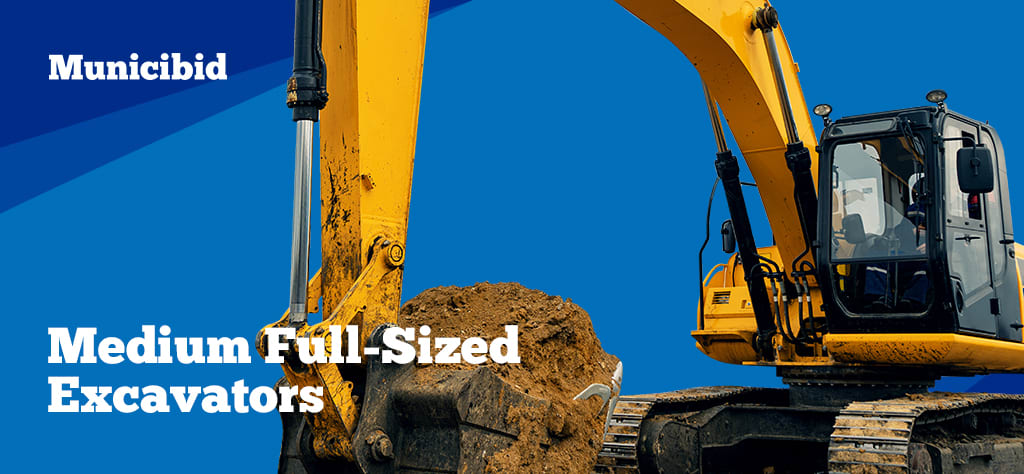 medium full-sized excavators image
