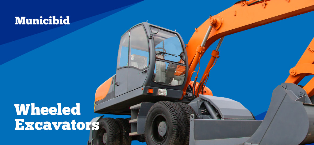 wheeled excavators image