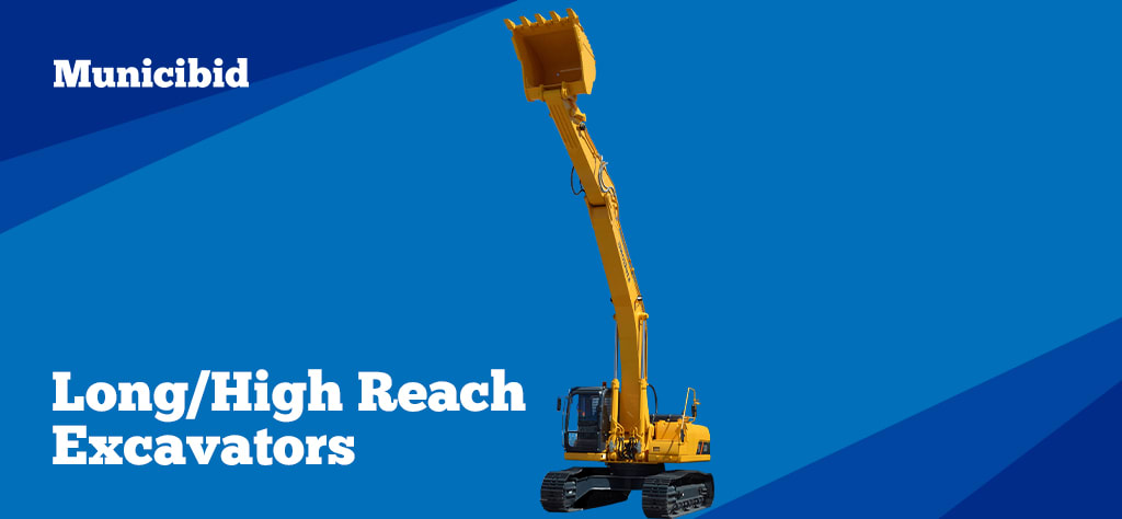 long/high reach excavators image