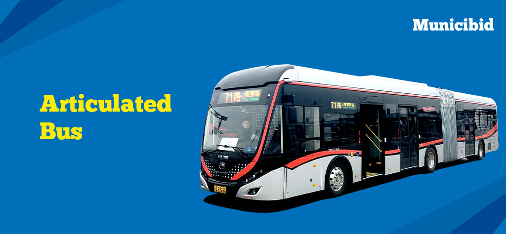 Articulated bus image
