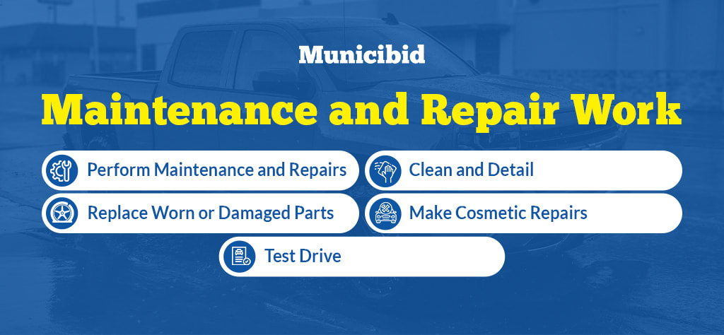 Maintenance and Repair Work infographic