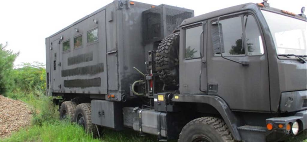 Camouflage Tactical Vehicle image