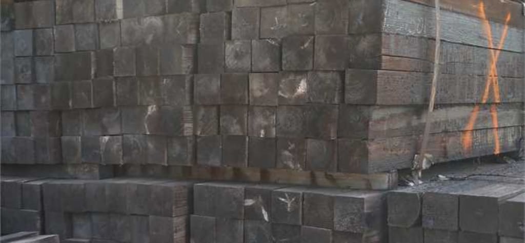 Illinois Government Auctions - Creosote Lumber