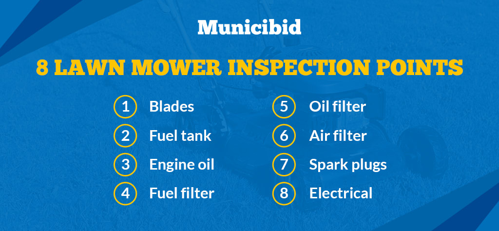 8 Lawn Mower Maintenance Inspection Points