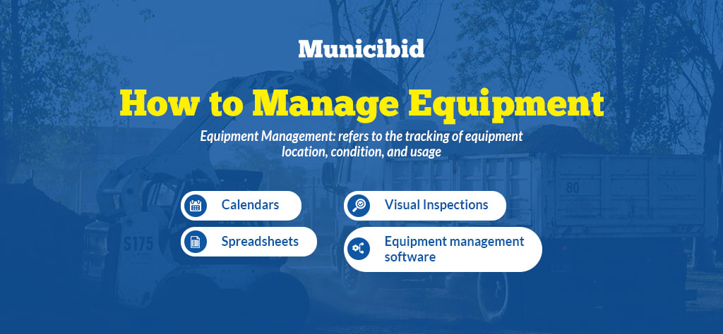 How to manage equipment infographic
