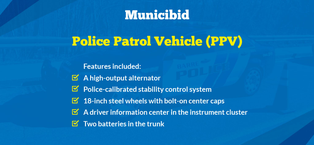 Chevrolet Police Cars: Police Patrol Vehicle infographic