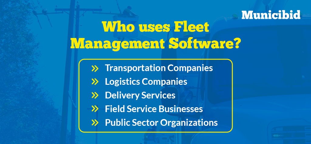 Fleet management software infographic