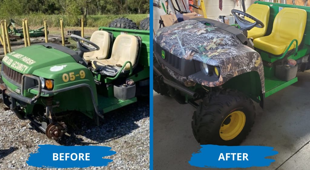 Contest Winner Eastlack - before/after converted vehicle